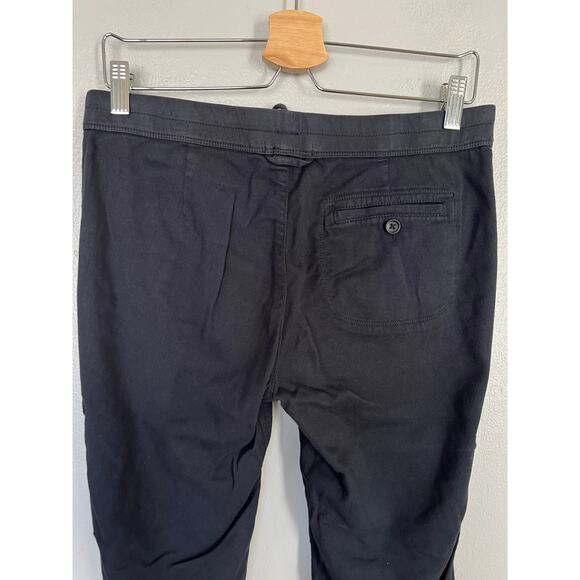 James Perse Pants Soft Drape Black Drawstring Waist Cotton Modal Women 1 S Small - Picture 8 of 16